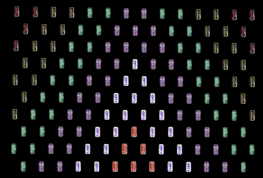 임용현, Culture Code. C, 2017, 3D Projection Mapping, Empty Can, Wood, 300x205cm, 4min 23sec
