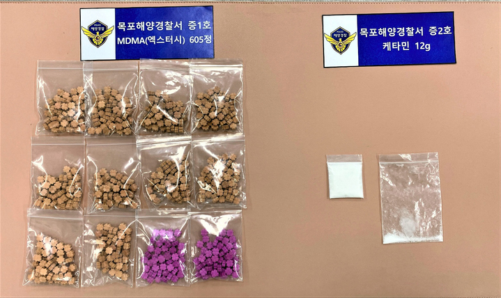 차량에서 발견된 마약류