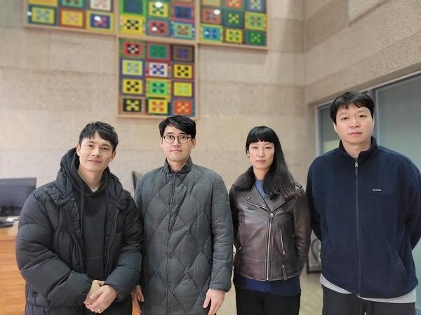 좌측부터 안준영, 김덕희, 강원제, 유지원 작가