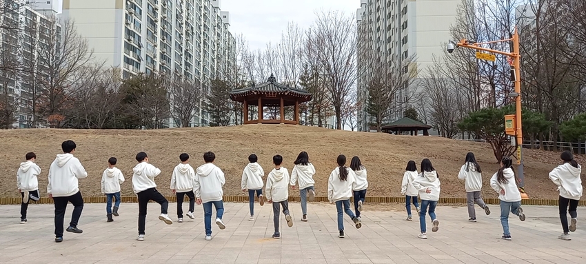 플래시몹 촬영 사진