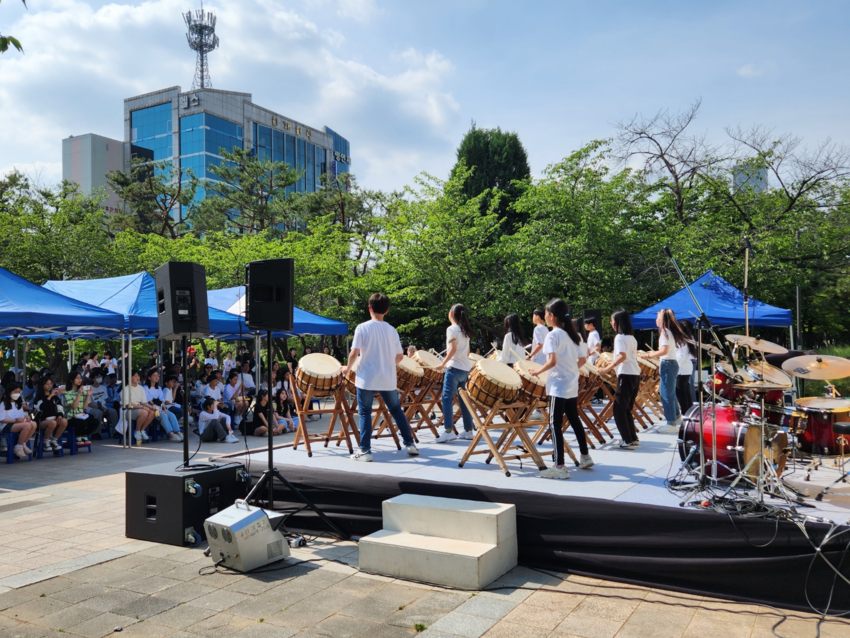 서구청소년방과후아카데미 청소년의 난타공연