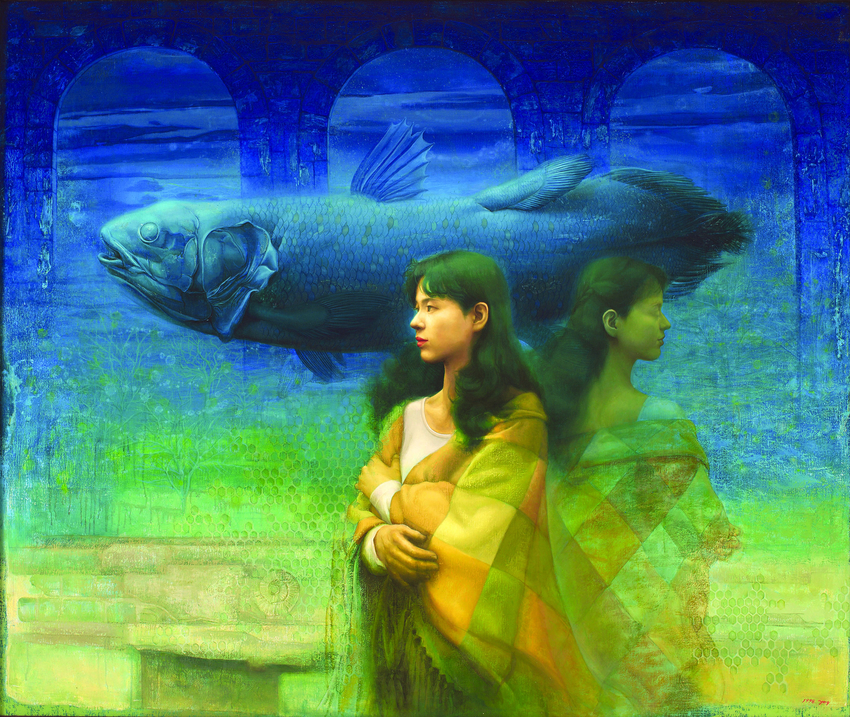 김영숙, 기억속의 바다, 1998, 캔버스에 유채, 162 x 194cm