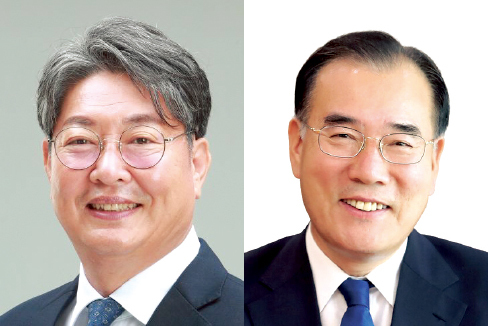 왼쪽부터 더불어민주당 이춘석, 이개호 의원