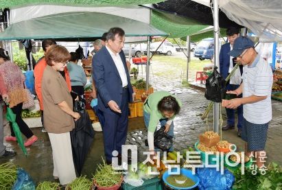 9.15 창평임시시장 추석 전 현장점검