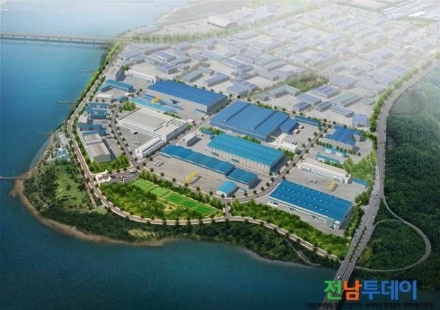 광양국가산업단지 명당3지구 조감도<사진제공=광양시청>