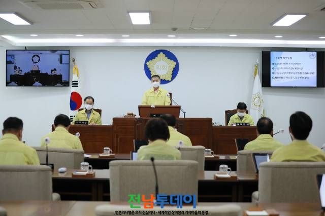 20.09.17. 제321회 장성군의회 임시회 제2차 본회의 장면/장성군의회 제공