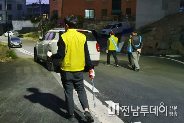 지산2동 주민자치회, ‘안심 밤 순찰 활동’