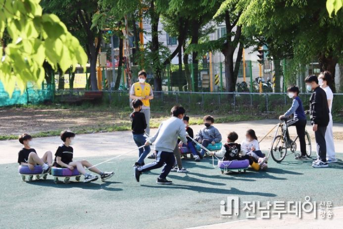 광산구 야호센터, 지역아동센터와 ‘굴링날’