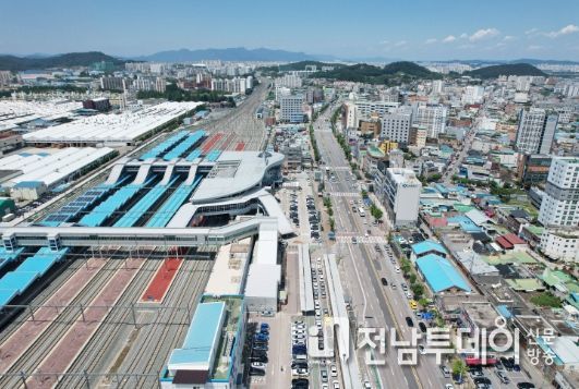 광주송정역 일대 전경