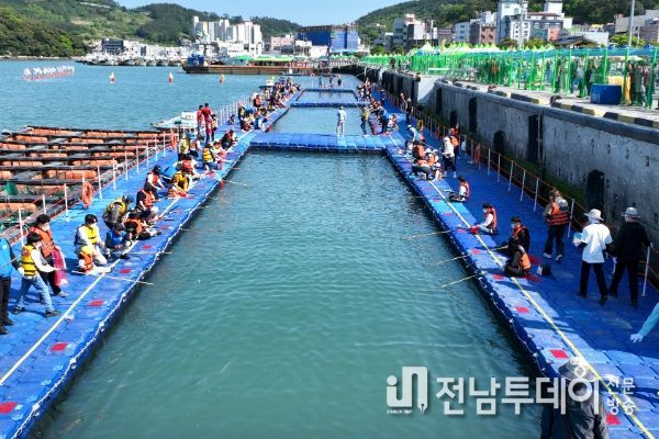 전통 대나무 낚시