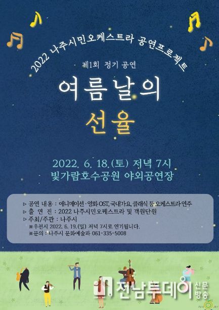 ‘여름날의 선율’ 나주시민오케스트라, 제1회 정기공연