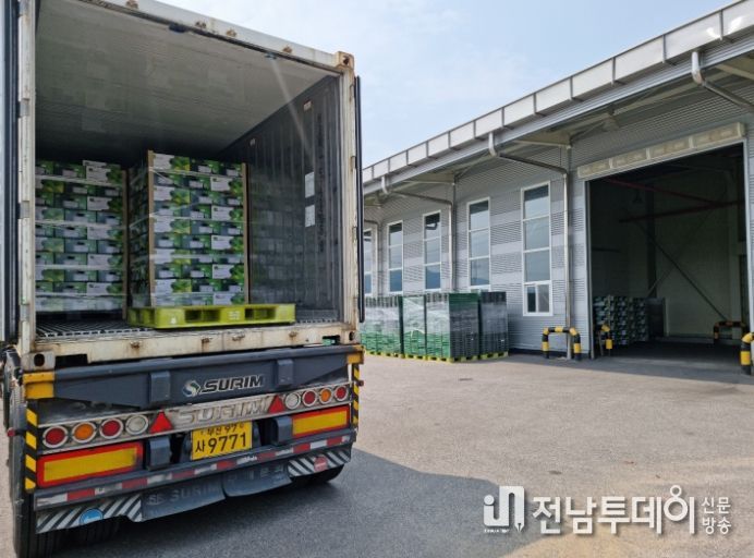 곡성멜론, 싱가포르 수출 올해 동남아 시장 개척 신호탄