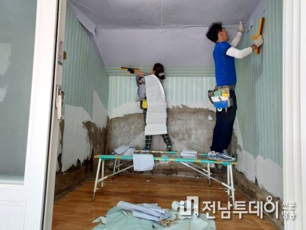 장흥군, 아동 14가구에 공부방 가꾸기 지원 완료!