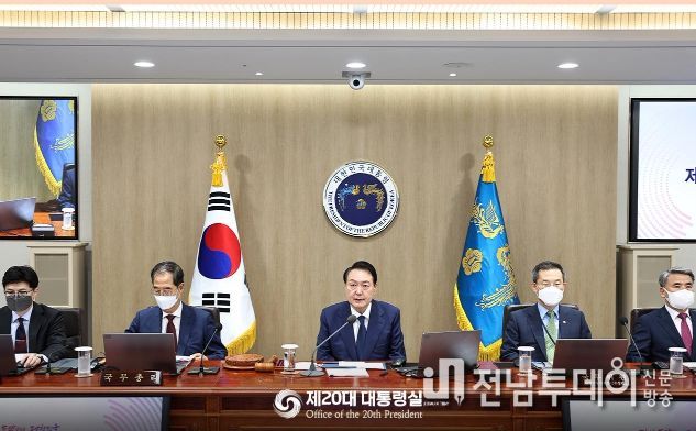 윤석열 대통령, 제36회 임시국무회의 주재
