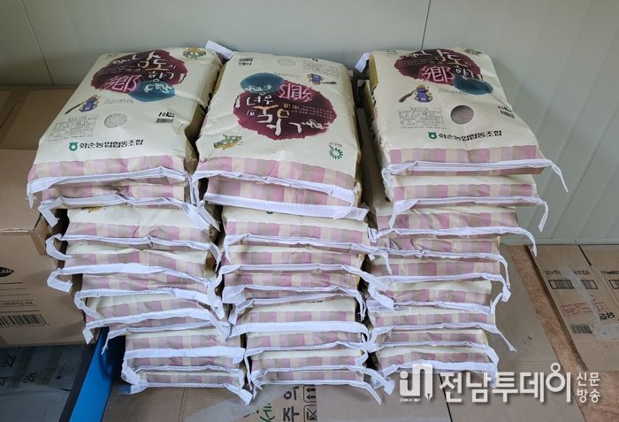 정토선원, 화순군에 백미 30포 후원...취약계층에 전달
