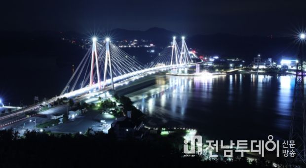 진도대교 야경