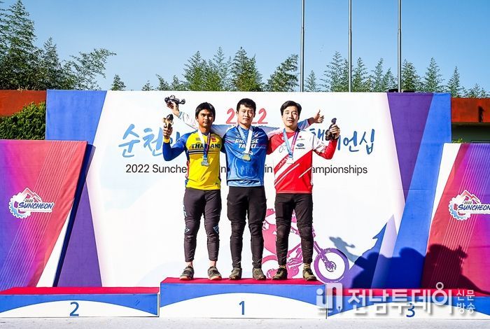 2022 순천 아시아 산악자전거 챔피언십 대회 2일차, 다운힐 경기 한국 대표팀 남자 주니어 1~2위 싹쓸이 쾌거!