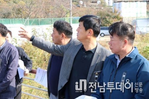 이현창 전남도의원, 구례 마산천․흥대천 재해복구사업 현장 방문