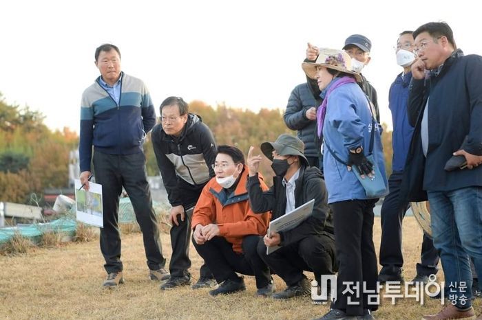 노관규 이사장, 주말·밤낮 없이 2023정원박람회 현장 점검