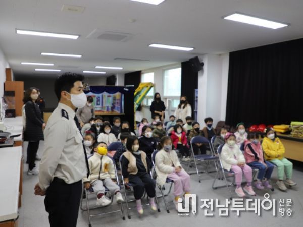 목포소방서, 어린이 대상 소방서 견학 및 안전체험교육 실시