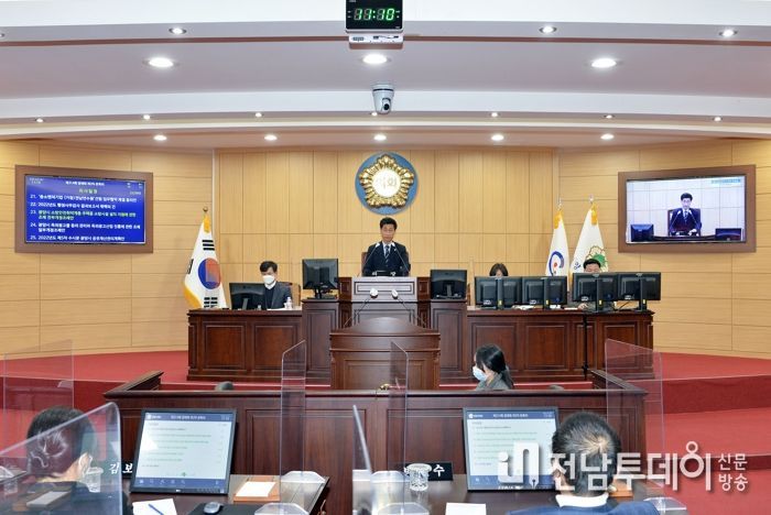 광양시의회, 2022년 정례회 마무리하고 폐회