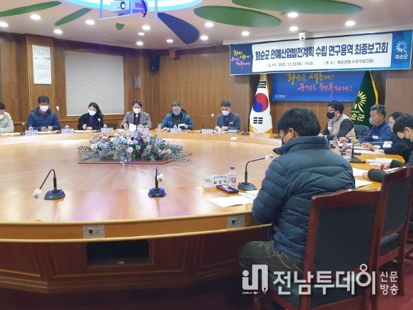 원예산업발전계획 수립 연구용역 최종보고회 진행 모습
