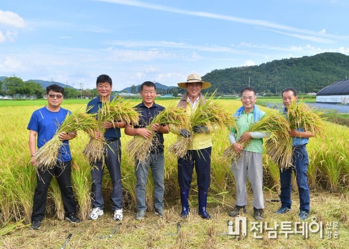 2022년 8월 벼 수확 연시회 현장