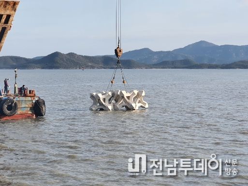 신안군! 수산자원 산란·서식장 조성 사업비 40억원 확보