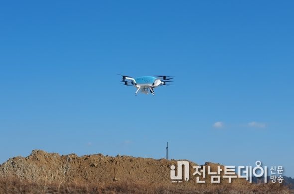 고흥군, 섬지역 치안드론 2차 실증 비행 성공