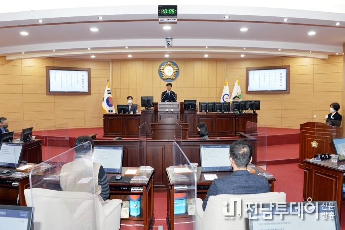 광양시의회, 새해 첫 임시회 주요업무계획 청취