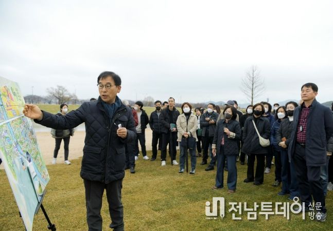 순천시, 읍면동장과 함께하는 박람회장 현장 설명회 실시