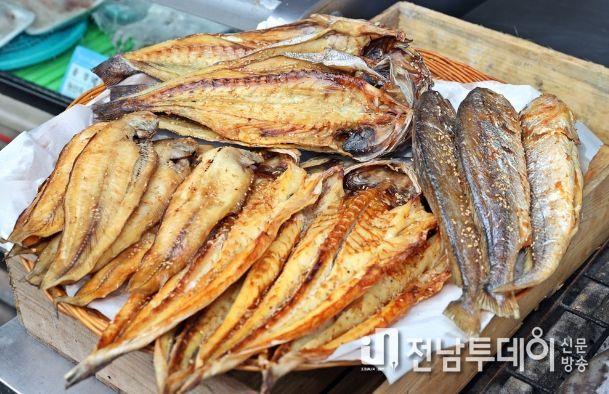 고흥전통시장 고흥숯불생선구이