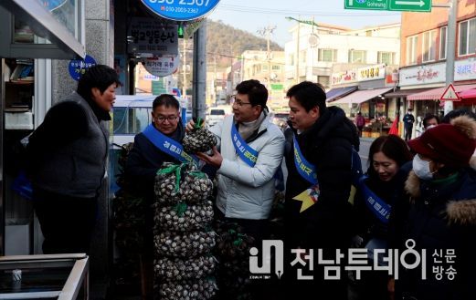 보성군, 벌교읍 5일 시장 설 맞이로 분주