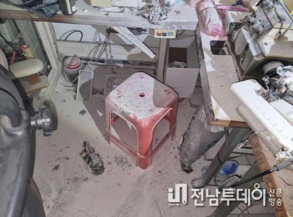 대양동 상가화재 소화기 사용으로 화재 초기진압