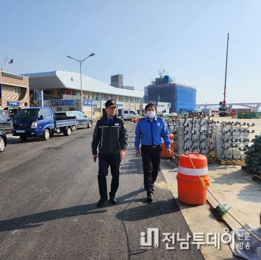 완도해경 박기정 서장, 최일선 부서 치안현장 점검