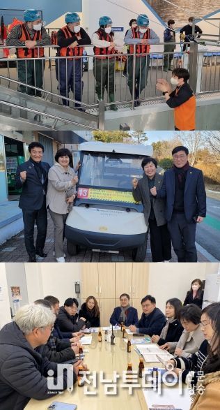 광산구의회가 3일 상임위원회별 현장활동을 실시하며 2023년 ‘발로 뛰는 의정활동’의 첫 시작을 알렸다.