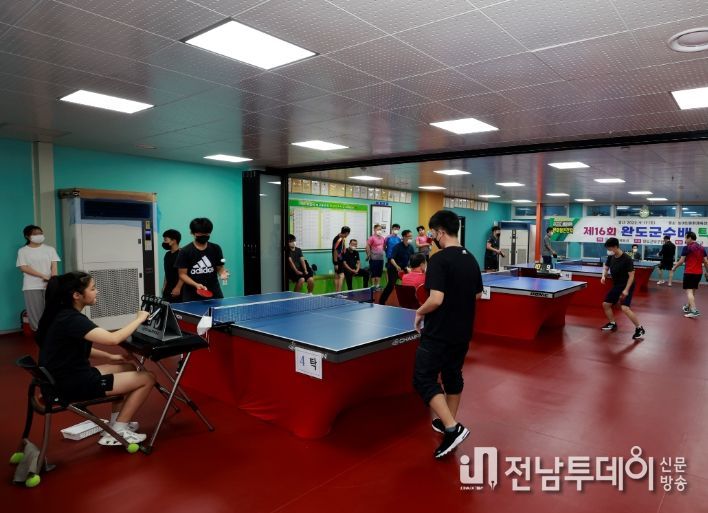 완도군, 알고 보면 더 재밌다! 제62회 전남체전 탁구 경기