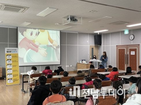 곡성군 보건의료원, ‘손을 비비삼’ 감염병 예방 교육 실시