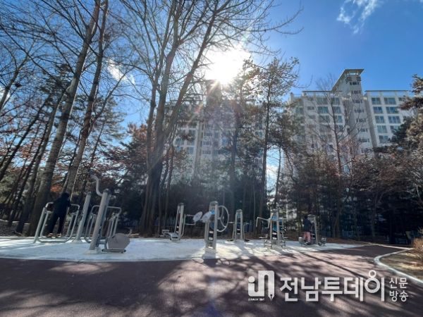 광산구 ‘가족근린공원’, 운동하기 좋은 공원 탈바꿈