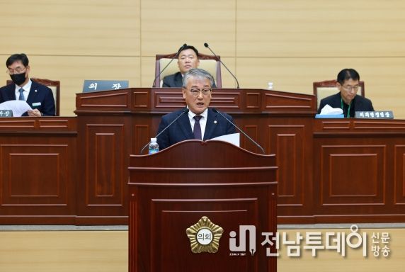 보성군의회 이춘복 의원 임시회 5분발언 통해