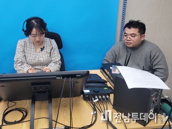 광산구 복지지원과 ‘주만복TV’ 영상 제작 모습 사진