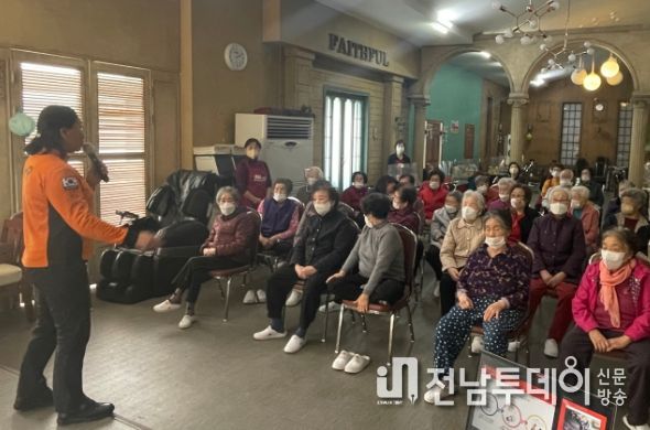 목포소방서, 봄철 화재 예방을 위한 소방안전교육 실시