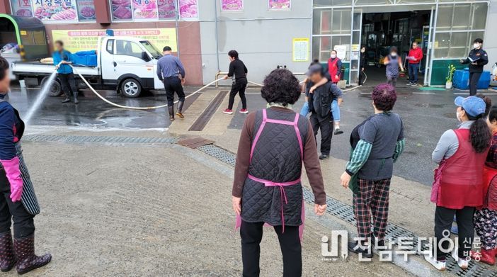 광양시, 광영119안전센터와 ‘광영상설시장’ 합동 소방 훈련 나서