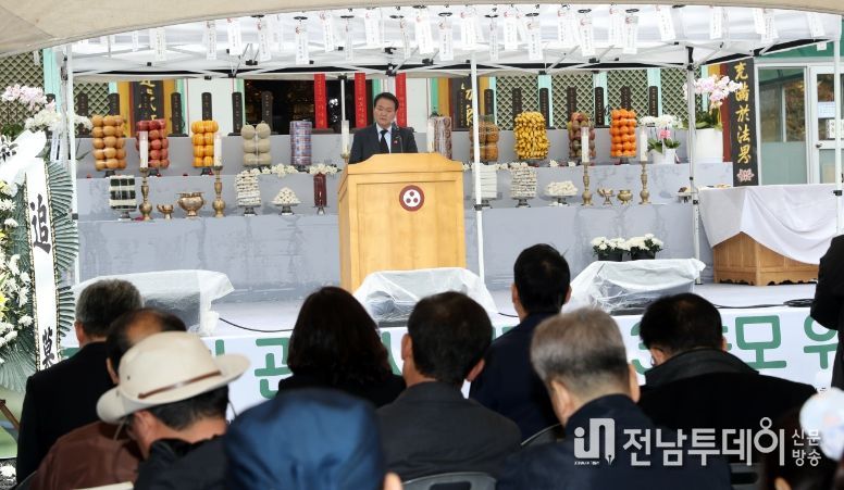 김희현 정무부지사, 관음사 4·3추모 위령재 참석