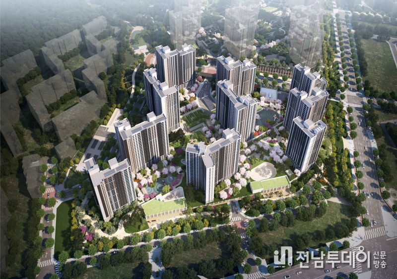 인천 효성구역 도시개발사업 단지배치도