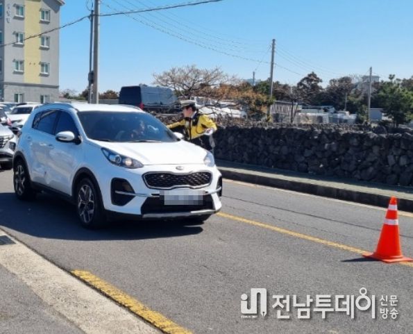 제주도, 낮술 음주운전 꼼짝마… 1시간 단속 3건 적발