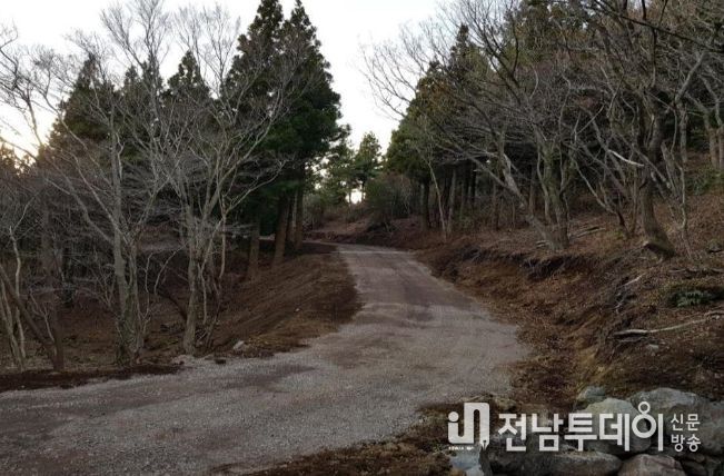 노면 유실 방지를 위한 혼합골재 포장