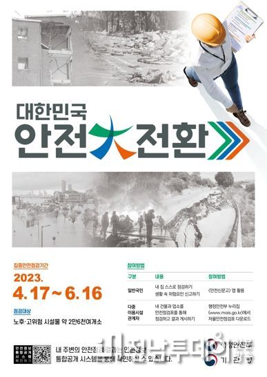 목포시가 6월 16일까지 재난이나 사고 발생이 우려되는 시설에 대해 안전 집중점검을 실시한다.