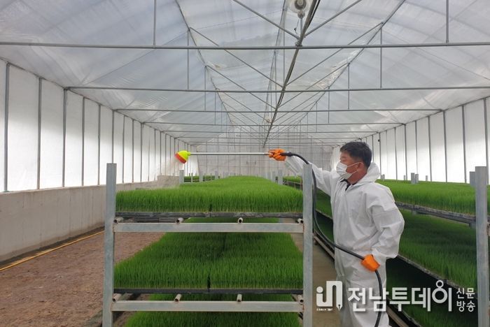 고흥군, 병해충 예방 효과 탁월한 벼 육묘상자처리제 공급