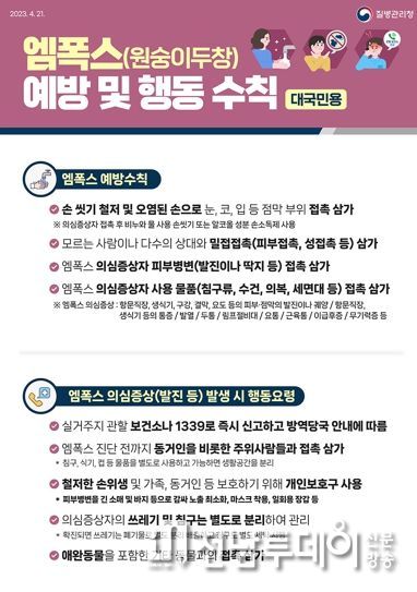 최근 질병관리청이 엠폭스 위기경보 수준을 주의로 격상함에 따라 여수시는 엠폭스 환자 발생 시 신속 대응을 위한 방역대책반을 구성했다.